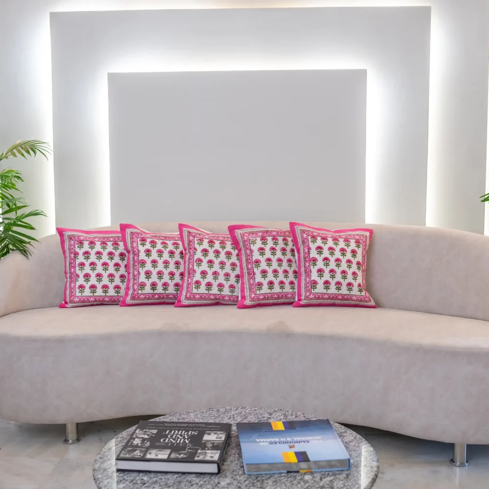 Rose Orchard – Quilted Cushion Cover Set